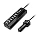 Car Charger, Jelly Comb 65W/13A 6 Ports Rapid USB Multi-Port Car Charger with Smart Identification for Mobile Phones, Tablets and Other USB Devices - Black primary