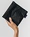 BAGGU Large Reusable Shopping Bag, Foldable Ripstop Nylon Tote for Laundry or Shopping, Black