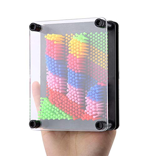 3D Plastic Pin Art Board – Fun Kids Toy For Creative Sculptures, Desk Decoration