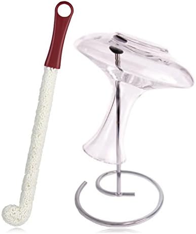 Decanter Drying Stand and Cleaning Brush, Decanter Not Included