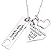 LParkin Cousin Necklace Side By Side Or Miles Apart We Are Cousins Connected By The Heart (Necklace)