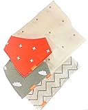 Swaddle Blanket Set - Luxurious Pure Organic Cotton For Baby Comfort - Softest Swaddling Muslin Receiving Blankets - Great Baby Shower Gift - Bonus Bib Set and E Book