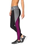 RBX Active Women's Full Length Color Block Mid Rise Lightweight Yoga Leggings