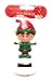 New Happy Holidays Solar Powered Dancing Elf In Green Color Christmas Cloth.