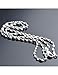 Silver chain 2MM double wave European style pendant with chain necklace clavicle short paragraph (18inches)
