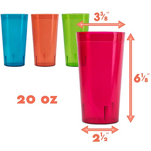 2 Plastic+Tumblers+Drinkware+Glasses+Cups