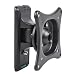 DYNAVISTA Adjustable Tilt Swivel TV Wall Mount Bracket Fits up to 24 Inch LCD LED TV Flat Screen Monitors Low-Profile Rotating Tilting TV Mount Compatible with VESA 75 and 100, Max 25 Lbs (Black) primary