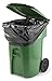 PlasticMill 100 Gallon Garbage Bags: Black, 1.3 Mil, 67x79, 10 Bags.