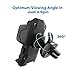 VAVA VA-SH022 US Phone Holder for Car Air Vent, Car Phone Mount Cradle Compatible with iPhone Xs Max XR X 8 7 Plus Galaxy S9 S8 Plus Note 9 8 and More, Black