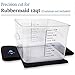 CED Sous Vide Container Sleeve Compatible With Rubbermaid 12 Quart (18qt Available) - Neoprene Container Sous vide Sleeve- Premium Quality - Cook Faster and Save Electricity - Easy to Clean
