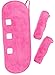 3 Three Pack of Pink Color LARGE Magic Eraser Very Soft and Gentle Makeup Face Eye Facial Cosmetics Remover Cloth - Great for Sensitive Skin – Removes Makeup with Just Water - None Toxic Chemical free