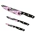 Mossy Oak 3-Piece All-Purpose Chef Knife Set, Break Up Infinity Pink