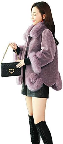 Amazon Jpバレンタインデー レディース 毛皮コート ポンチョ ムートンコート ファーコート ウール毛革 ショート丈 ボアコート チェスターコート アウター 防寒 ふわふわ 可愛い 欧米風 通勤 コート ジャケット 通販