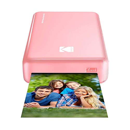Kodak Mini 2 HD Wireless Mobile Instant Fotodrucker w / 4 Pass patentierte Drucktechnologie (Rosa) - Kompatibel mit iOS & Android Geräte - Echte Tinte in Einem Instant