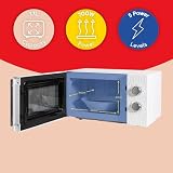 Russell Hobbs Honeycomb 17L 700W Solo Microwave 5 Power Levels White view 10