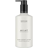Scottish Fine Soaps Au Lait Hand and Body Lotion, Vegan Friendly, Chocolate and Coconut Milk Scent, Made with Oat and Chamomile, 300ml