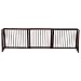 Giantex Expandable Wood Dog Gate, 28''-80'' Adjustable Freestanding Safety Gate, Step Over Fence for Small to Medium Sized Pets, Indoor House Doorway Stairs Extra Wide Fence