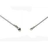Glory Qin Stainless Steel Necklace Snake Chain Necklace with Lobster Clasps for Jewelry Making (1.5mm, 20 Inches)