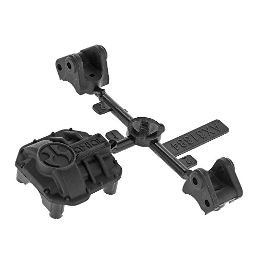 AXIAL AX31437 AR44 Diff Cover & Link Mounts Black Parts