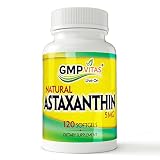 GMP vitas Natural Astaxanthin 5 MG, 120 Softgels, Dietary Supplement