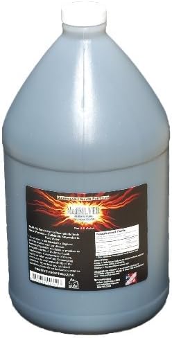 MediSILVER BLACK (20 ppm of 99.99+% Pure Bioavailable Colloidal Silver) - One (1) U.S. Gallons