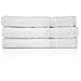 MIMAATEX Brand 100% Cotton 24x50 Inch Bath Towels, White, 6 Pack