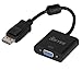 Display Port to VGA Active Adapter Converter 1080P, UKYEE DP DisplayPort to VGA Converter Male to Female for Lenovo Dell HP ASUS (DP VGA Converter)