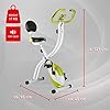 Ultrasport F-Bike, Folding Exercise Bike with Training Computer, Adjustable Resistance Levels and Hand Pulse Sensors…