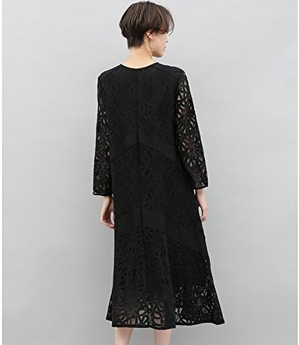 Amazon Co Jp アダム エ ロペ レディース Adam Et Rope レースワンピース クロ メイン F 服 ファッション小物