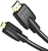 AmazonBasics High-Speed Micro-HDMI to HDMI TV Adapter Cable (Supports Ethernet, 3D, and Audio Return) - 6 Feet primary