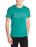 BOSS HUGO BOSS Men's UPF 50+ Swim Shirt, Teal, Large