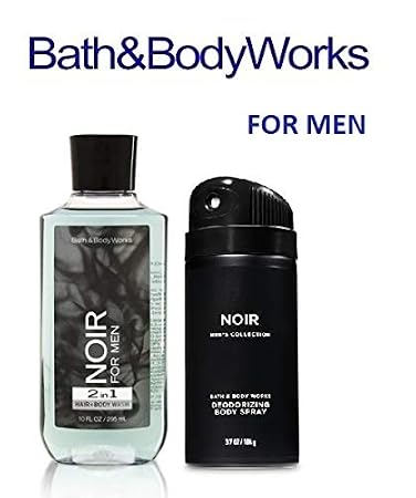 Bath And Body Works Gift Set Noir For Men Body Wash And Deodorizing