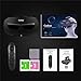 Canbor VR Headset with Remote Controller Virtual Reality Headset VR Goggles for 3D Movies and Games Compatible with 4.0-6.3 Inches for iPhone, Samsung Sony More Smartphones