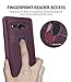 Ringke Onyx Compatible with Xperia XZ2 Compact Case Brushed Metal Design Flexible & Slim Dynamic Stroked Line Pattern Durable Anti Slip for Sony Xperia XZ 2 Compact - Lilac Purple