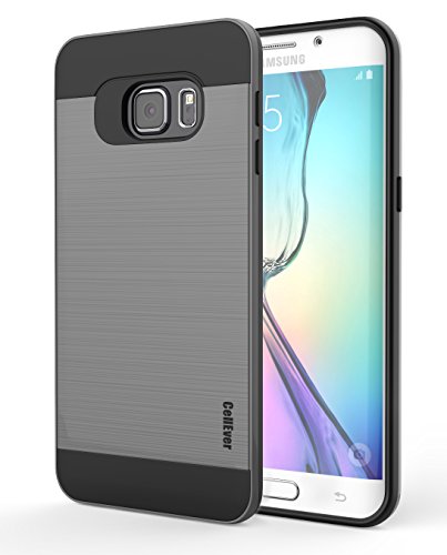 Galaxy s6 edge case, cellever dual guard protective sho…