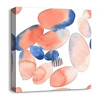 Canvas Wall Art Abstract Color Canvas Prints Home Artwork Decoration for Living Room,Bedroom - 12x12 inches