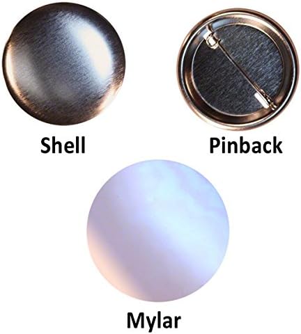 1000 1-3/4" Button parts for Pin Maker / Badge Machine 1.75" pinback parts lot of 1000 from PeoplePowerPress