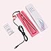 Hair Straightener by VLAND Pro Flat Iron with 1 Inch Titanium Ion plates Adjustable Temperature Suitable for All Hair Types Makes Hair Shiny & Silky Heats Up Fast Dual Voltage Rose Pink