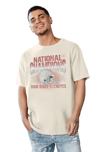 NCAA Officially Licensed Ohio State Buckeyes National Champs 2024 T-Shirt Dyed…