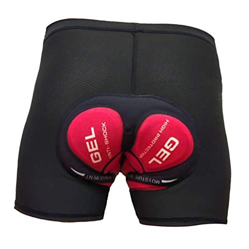 freneci Fietsbroek voor heren, met 3D gel zitkussen, ademende fietsbroek, fietsbroek met gel gevoerd, fietsonderbroek… - Image 6