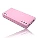 YTech 20000mAh Portable Charger and External Battery Power Bank with Smart LED Digital Display for iPhone7 Plus 6s 6 Plus, iPad, Samsung Galaxy and More (pink)