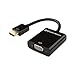 Cable Matters HDMI to VGA Adapter with 3.5mm Aux Audio Port (HDMI to VGA Converter) in Black
