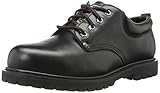 Skechers for Work Men's Cottonwood-Cropper Steel Toed Work Boot,Black Leather,12 M US
