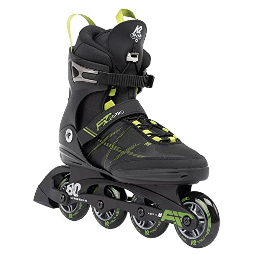 K2 Skates Herren Inline Skates F.I.T. 80 PRO, Black - Olive, 30G0211.1.1.050