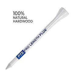 PrideSports PTS Wood Golf Tees | 75 Count, 3-1/4