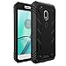 Poetic Revolution Heavy Duty Protection Hybrid Case with screen Protector for Motorola Moto G4 Play (2016) Black
