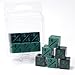 Premium MTG -1/-1 Counter Dice D6 - Pack of 6 - Black and Green - Hedral - Magic: The Gathering TCG CCG Wither Infect