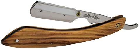 Straight Razor For Barbers Hybrid Wooden "The WoodPecker" Barber Supply, Vick The Barber, Straight Edge, Cutthroat, Navaja, Personna, Shark, Derby, Astra, Pacinos, Supplies, Barbering