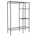 SONGMICS Extra-Large Shelving Garment Rack Heavy Duty Portable Clothes Wardrobe Free-standing Closet Storage Organizer ULGR12P