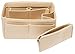 HEALTHLOVE Felt Insert Bag Organizer Purse Organizer Include Zipper Purse for Handbag Choice 3 Size (Small, Camel)